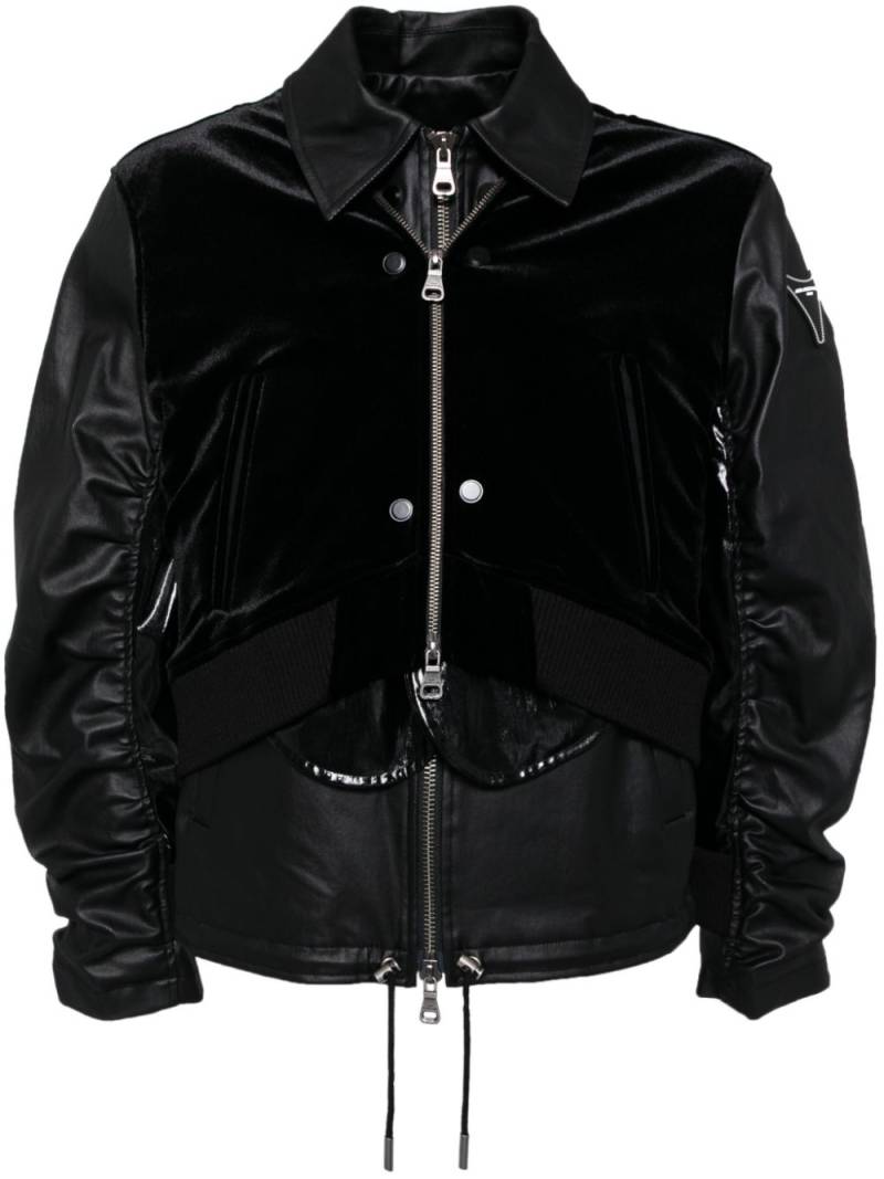 Andersson Bell Bientain zip-up jacket - Black von Andersson Bell