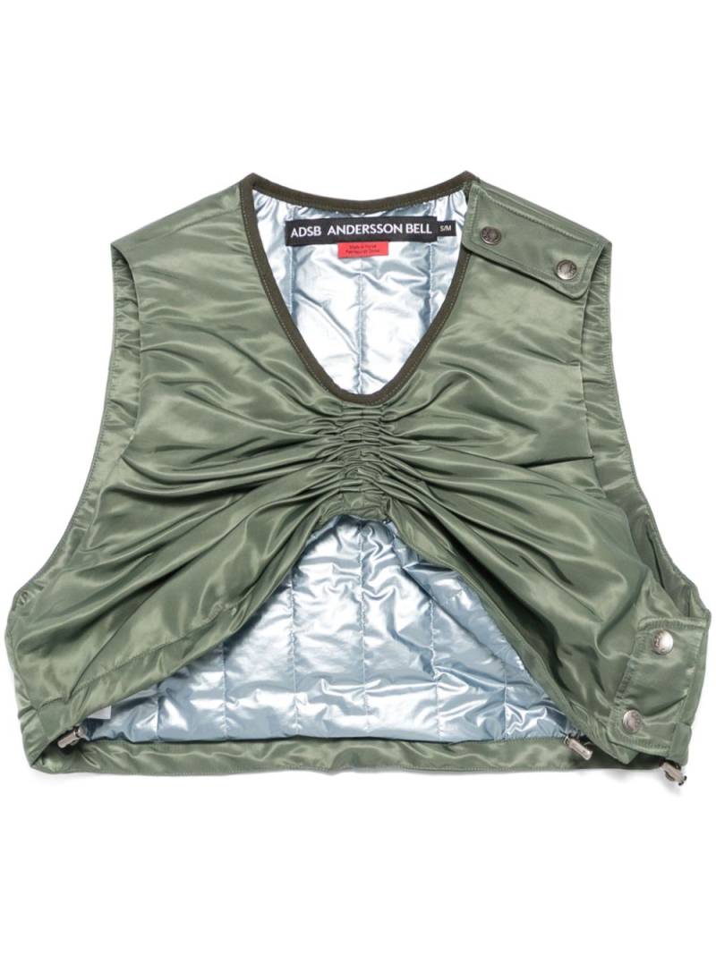 Andersson Bell Lili Butterfly vest - Green von Andersson Bell