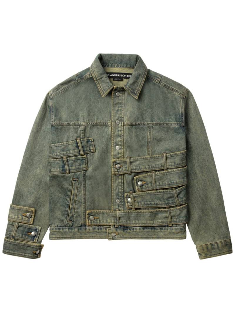 Andersson Bell belted denim jacket - Green von Andersson Bell