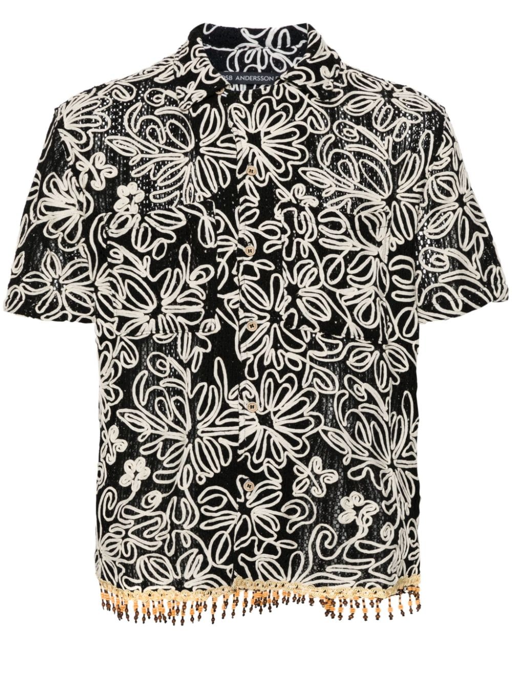 Andersson Bell floral-embroidered shirt - Black von Andersson Bell