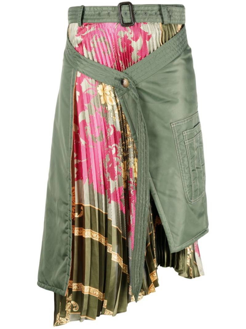 Andersson Bell floral-print draped midi skirt - Green von Andersson Bell