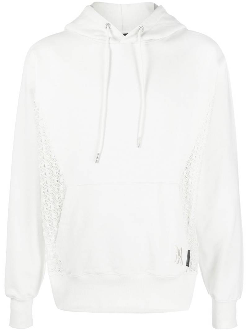 Andersson Bell lace-panel cotton hoodie - Neutrals von Andersson Bell