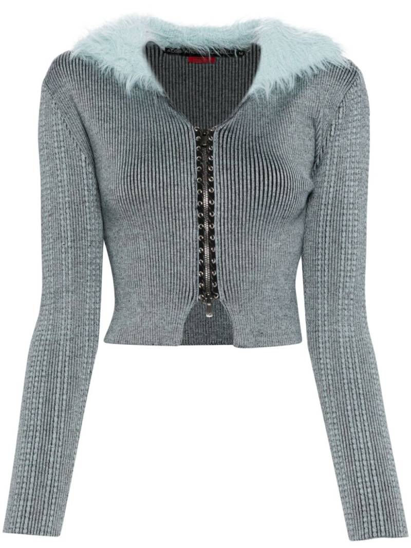 Andersson Bell lace up knit cardigan - Blue von Andersson Bell