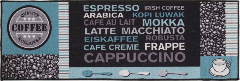 Andiamo Küchenläufer »Cafe Creme«, rechteckig, 4 mm Höhe, Motiv Kaffee, mit Schriftzug, Grösse 50x150 cm, Küche von Andiamo