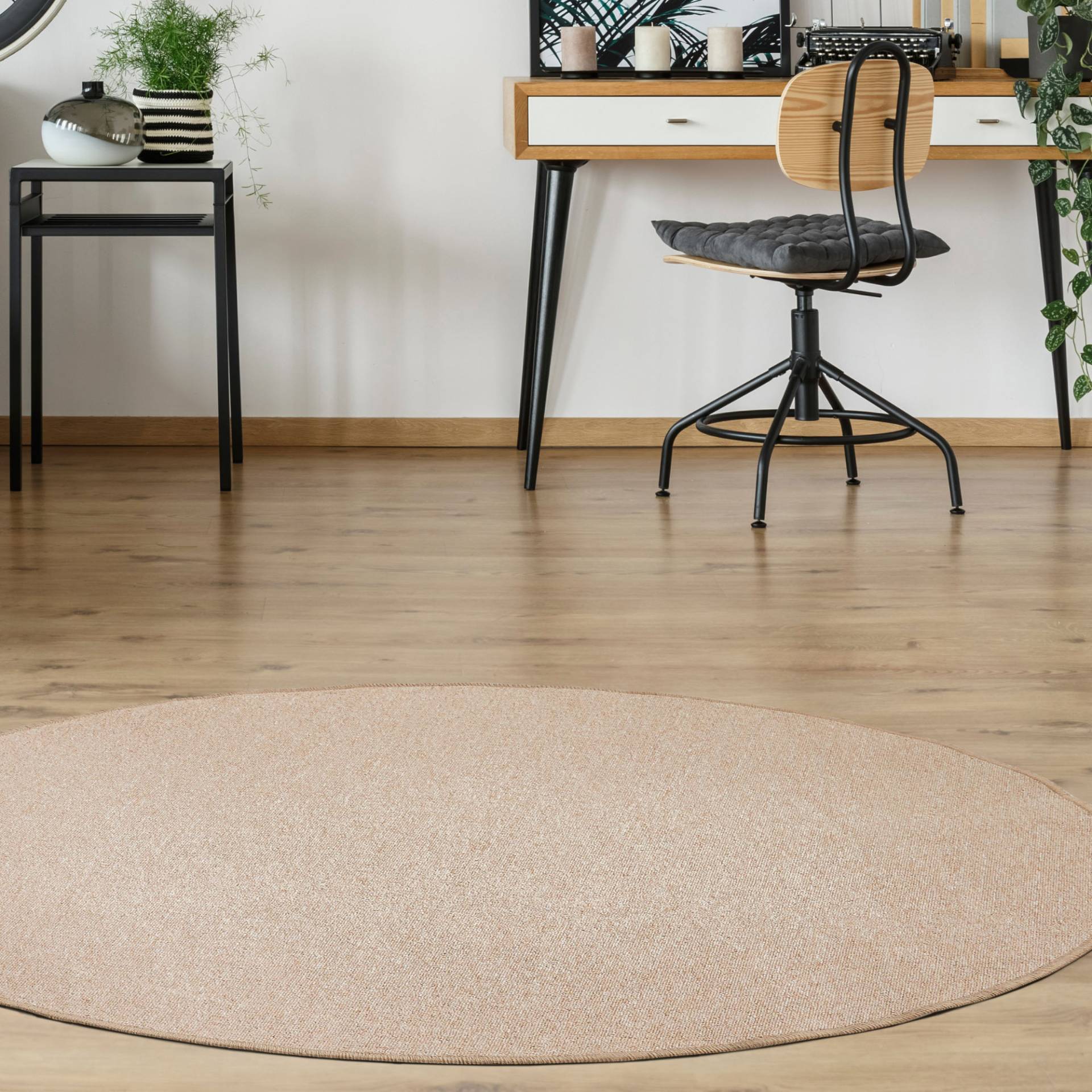 Andiamo Teppich »Luton«, rund, 5 mm Höhe, melierte Optik, ideal im Wohnzimmer & Schlafzimmer Andiamo Teppich »Luton«, rund, 5 mm Höhe, melierte Optik, ideal im Wohnzimmer & Schlafzimmer von Andiamo