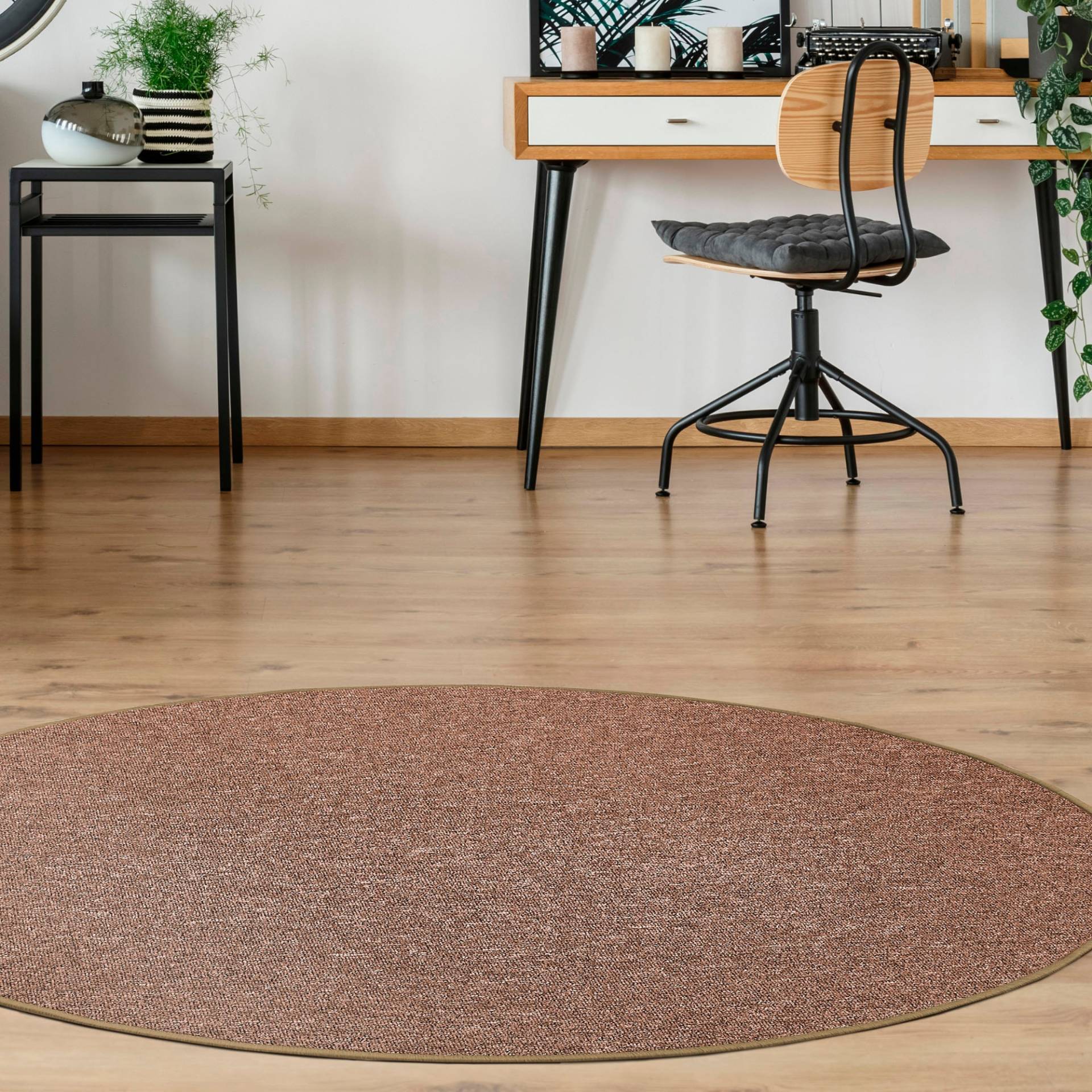 Andiamo Teppich »Luton«, rund, 5 mm Höhe, melierte Optik, ideal im Wohnzimmer & Schlafzimmer Andiamo Teppich »Luton«, rund, 5 mm Höhe, melierte Optik, ideal im Wohnzimmer & Schlafzimmer von Andiamo