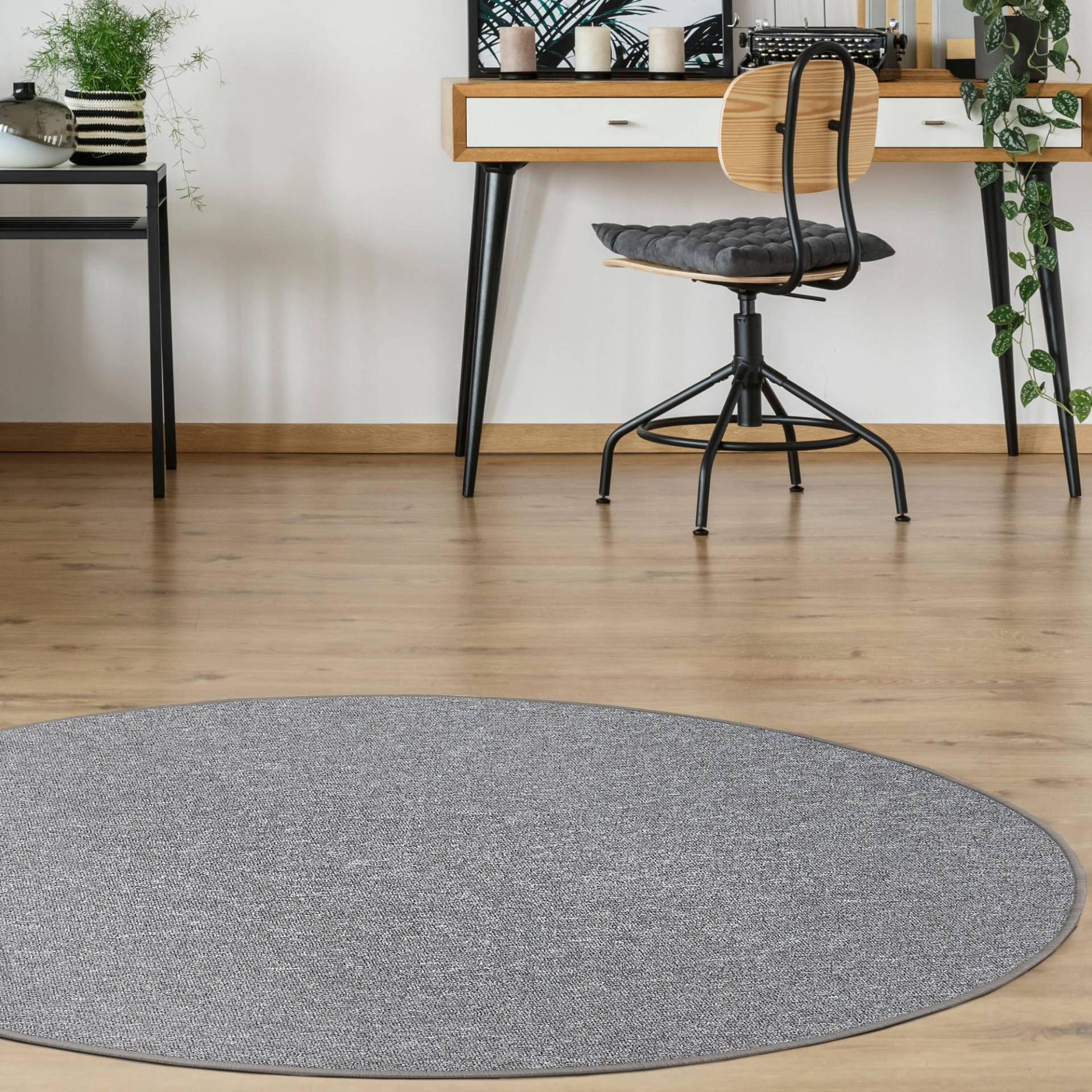 Andiamo Teppich »Luton«, rund, 5 mm Höhe, melierte Optik, ideal im Wohnzimmer & Schlafzimmer Andiamo Teppich »Luton«, rund, 5 mm Höhe, melierte Optik, ideal im Wohnzimmer & Schlafzimmer von Andiamo