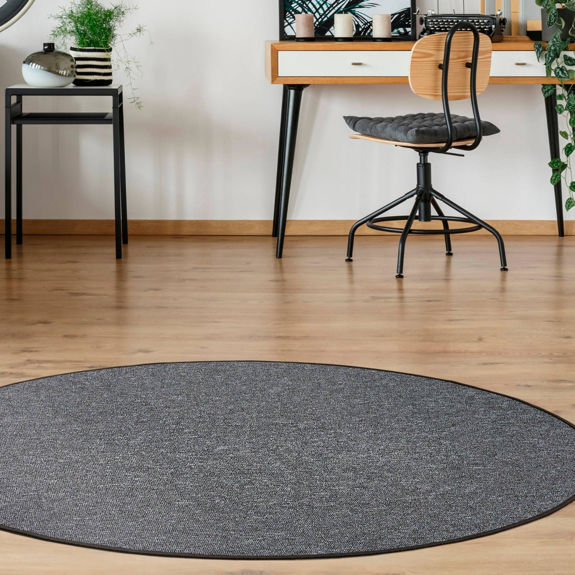 Andiamo Teppich »Luton«, rund, 5 mm Höhe, melierte Optik, ideal im Wohnzimmer & Schlafzimmer Andiamo Teppich »Luton«, rund, 5 mm Höhe, melierte Optik, ideal im Wohnzimmer & Schlafzimmer von Andiamo