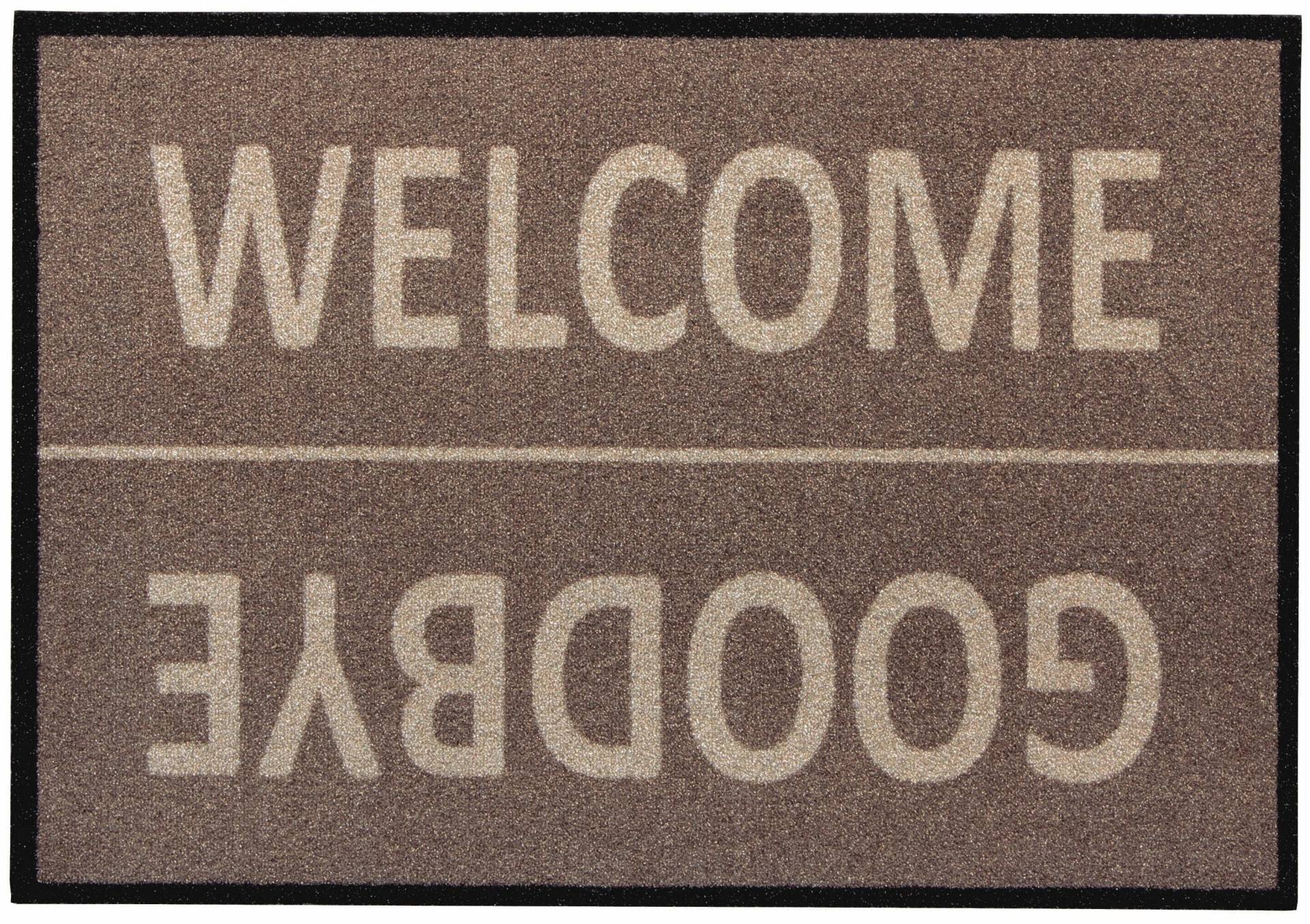 Andiamo Fussmatte »Diavolo, Welcome«, rechteckig, 5 mm Höhe, Schmutzfangmatte, mit Spruch, In- und Outdoor geeignet, waschbar Andiamo Fussmatte »Diavolo, Welcome«, rechteckig, 5 mm Höhe, Schmutzfangmatte, mit Spruch, In- und Outdoor geeignet, waschbar von Andiamo