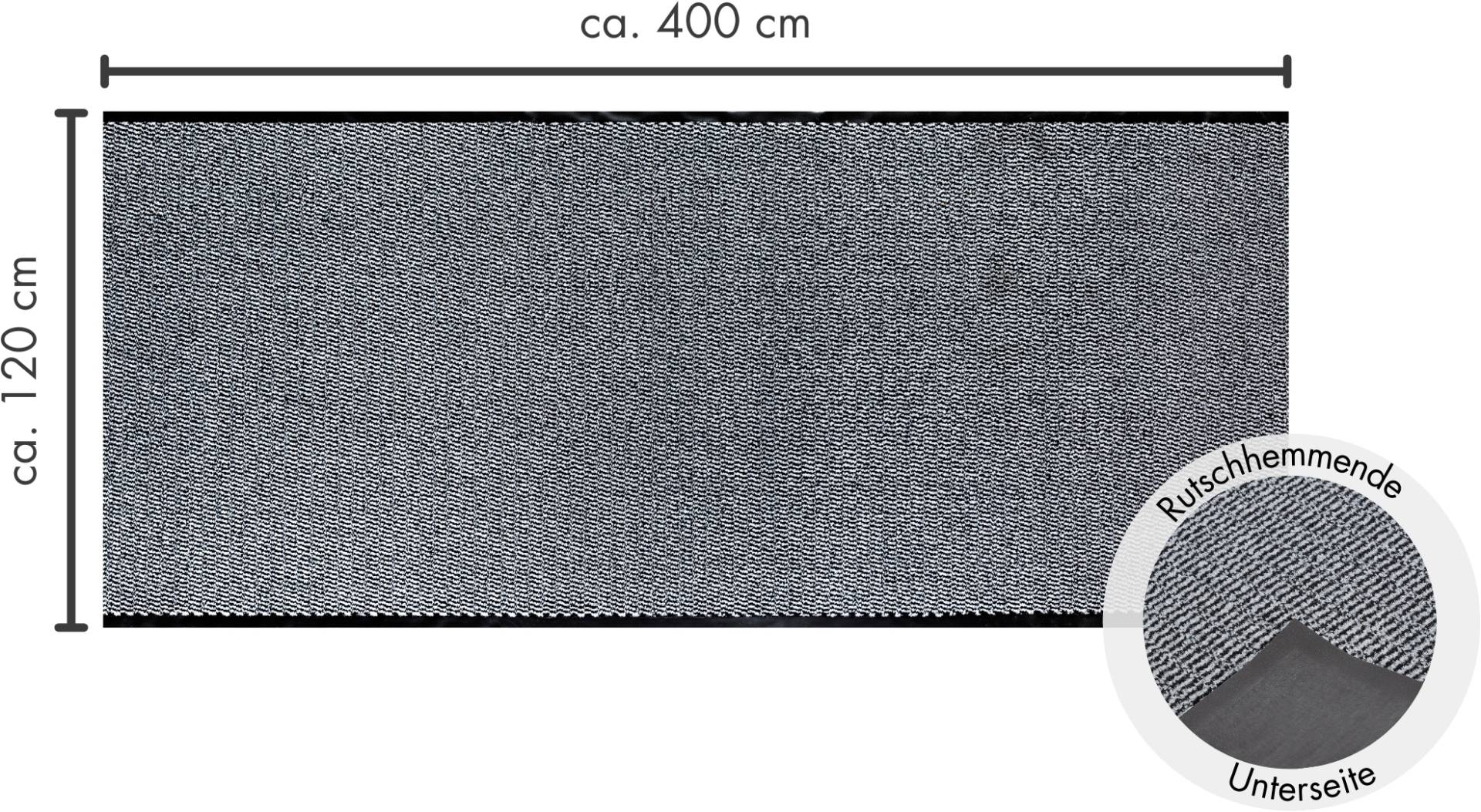 Andiamo Fussmatte »Easy«, rechteckig, 5 mm Höhe, Schmutzfangmatte, rutschhemmend, Innen- und überdachten Aussenbereich von Andiamo