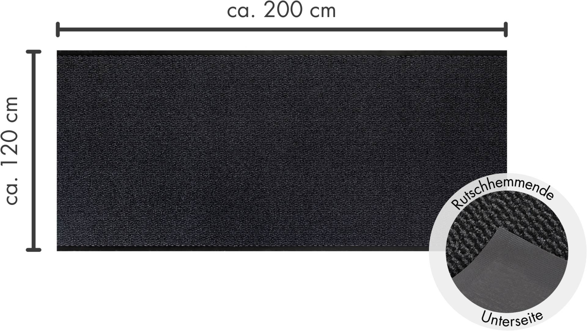 Andiamo Fussmatte »Easy«, rechteckig, 5 mm Höhe, Schmutzfangmatte, rutschhemmend, Innen- und überdachten Aussenbereich Andiamo Fussmatte »Easy«, rechteckig, 5 mm Höhe, Schmutzfangmatte, rutschhemmend, Innen- und überdachten Aussenbereich von Andiamo