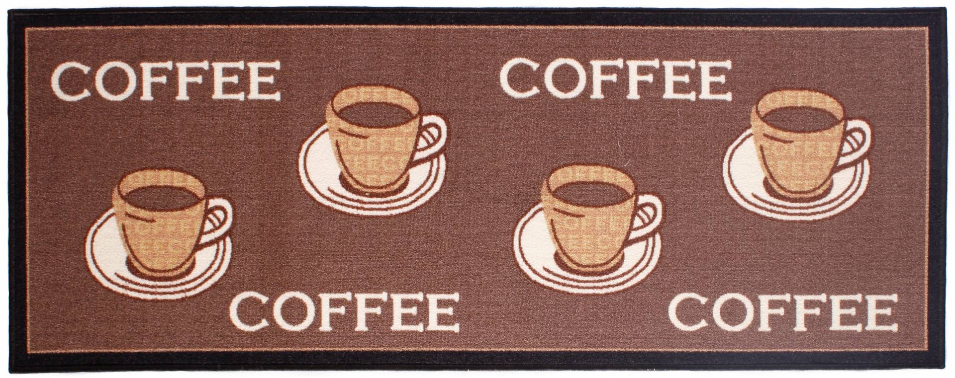 Andiamo Küchenläufer »Coffee«, rechteckig, 5 mm Höhe, Motiv Kaffee, mit Schriftzug, Küche Andiamo Küchenläufer »Coffee«, rechteckig, 5 mm Höhe, Motiv Kaffee, mit Schriftzug, Küche von Andiamo