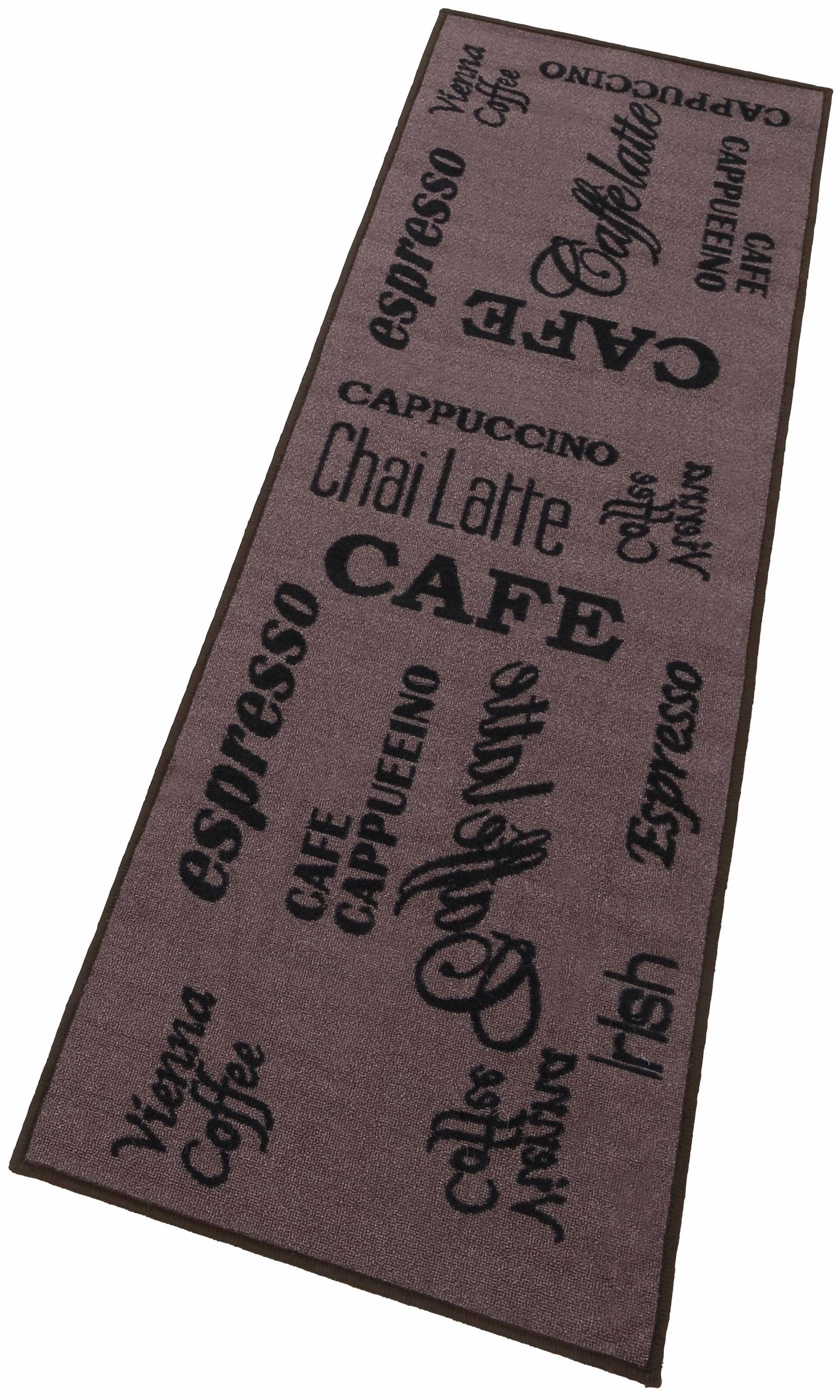 Andiamo Küchenläufer »Espresso«, rechteckig, 5 mm Höhe, mit Schriftzug, rutschhemmend, Küche Andiamo Küchenläufer »Espresso«, rechteckig, 5 mm Höhe, mit Schriftzug, rutschhemmend, Küche von Andiamo