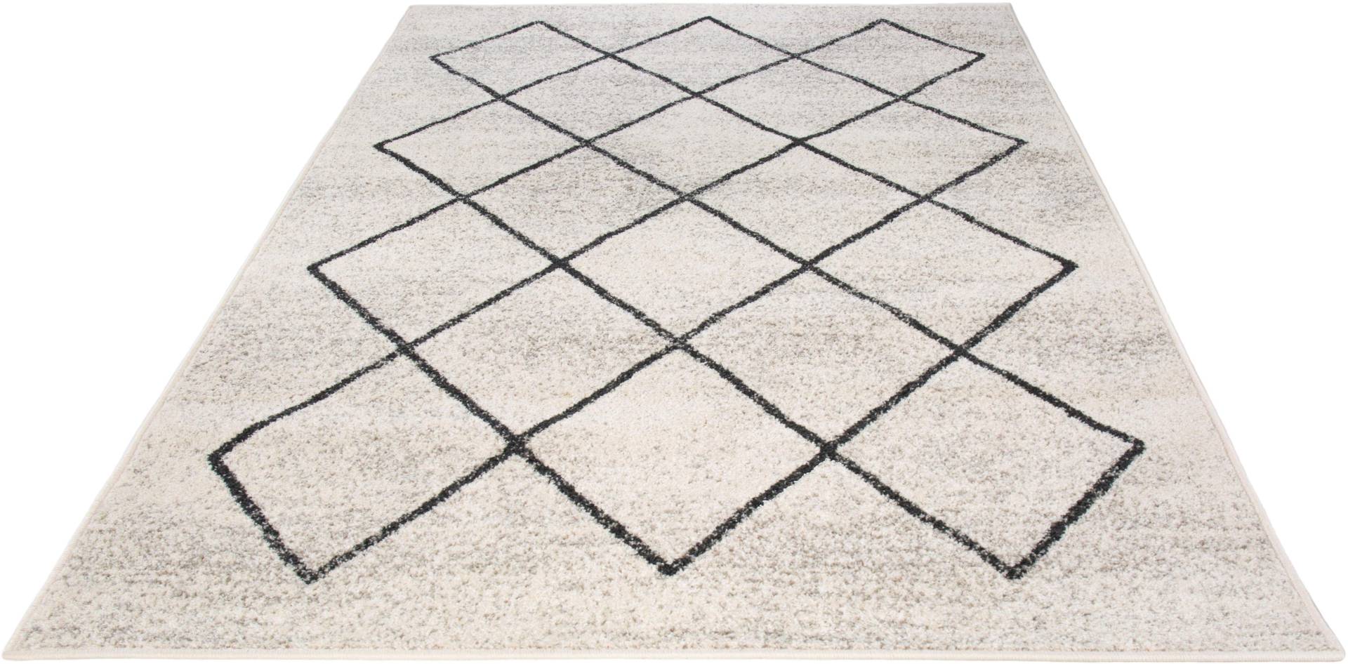 Andiamo Teppich »Bolonia«, rechteckig, 6 mm Höhe, Rauten Design, leicht meliert, Wohnzimmer Andiamo Teppich »Bolonia«, rechteckig, 6 mm Höhe, Rauten Design, leicht meliert, Wohnzimmer von Andiamo