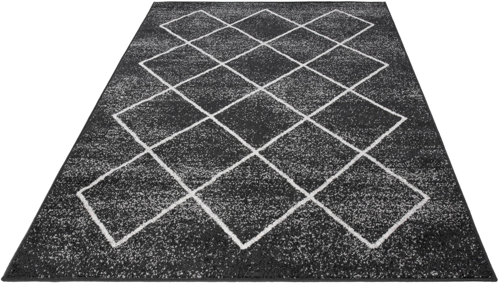 Andiamo Teppich »Bolonia«, rechteckig, 6 mm Höhe, Rauten Design, leicht meliert, Wohnzimmer Andiamo Teppich »Bolonia«, rechteckig, 6 mm Höhe, Rauten Design, leicht meliert, Wohnzimmer von Andiamo