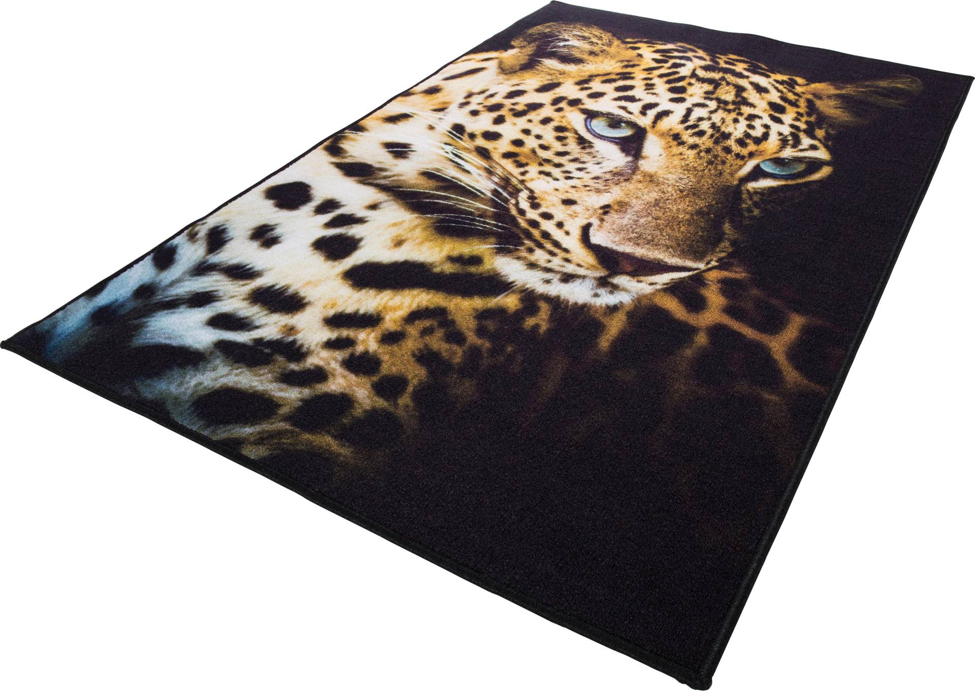 Andiamo Teppich »Leopard«, rechteckig, 4 mm Höhe, bedruckt, Motiv Leopard, ideal im Wohnzimmer & Schlafzimmer Andiamo Teppich »Leopard«, rechteckig, 4 mm Höhe, bedruckt, Motiv Leopard, ideal im Wohnzimmer & Schlafzimmer von Andiamo