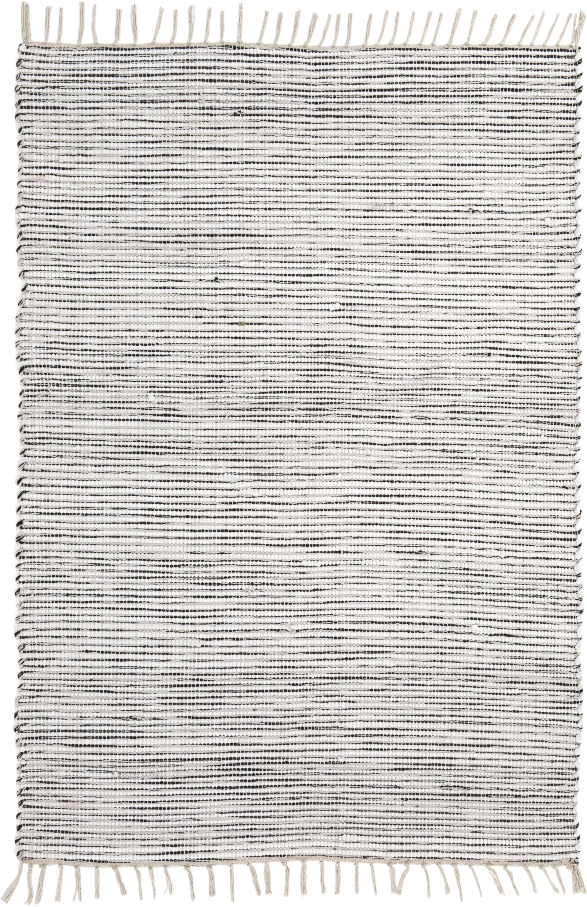 Andiamo Teppich »Milo 1«, rechteckig, 5 mm Höhe, Handweb Teppich, Flachgewebe, reine Baumwolle, handgewebt, mit Fransen Andiamo Teppich »Milo 1«, rechteckig, 5 mm Höhe, Handweb Teppich, Flachgewebe, reine Baumwolle, handgewebt, mit Fransen von Andiamo