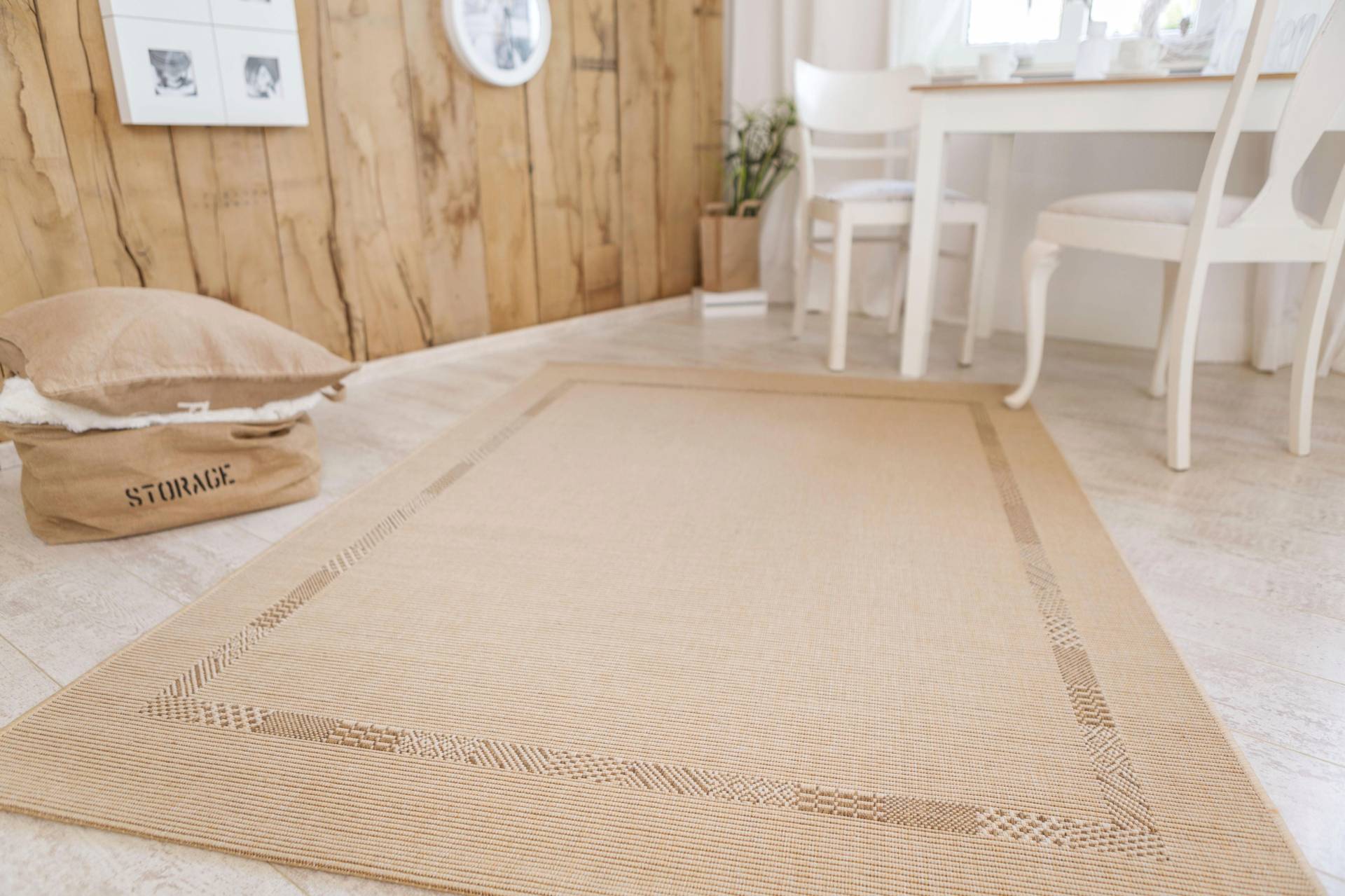 Andiamo Teppich »Montana«, rechteckig, 6 mm Höhe, Flachgewebe, Uni Farben, mit Bordüre, In- und Outdoor geeignet Andiamo Teppich »Montana«, rechteckig, 6 mm Höhe, Flachgewebe, Uni Farben, mit Bordüre, In- und Outdoor geeignet von Andiamo