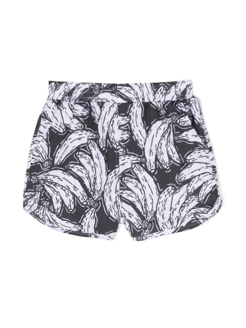 Andorine abstract-print shorts - Black von Andorine