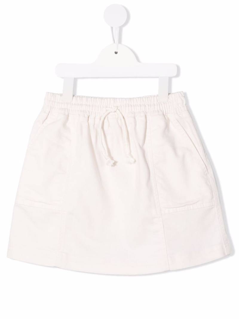 Andorine drawstring denim skirt - Neutrals von Andorine