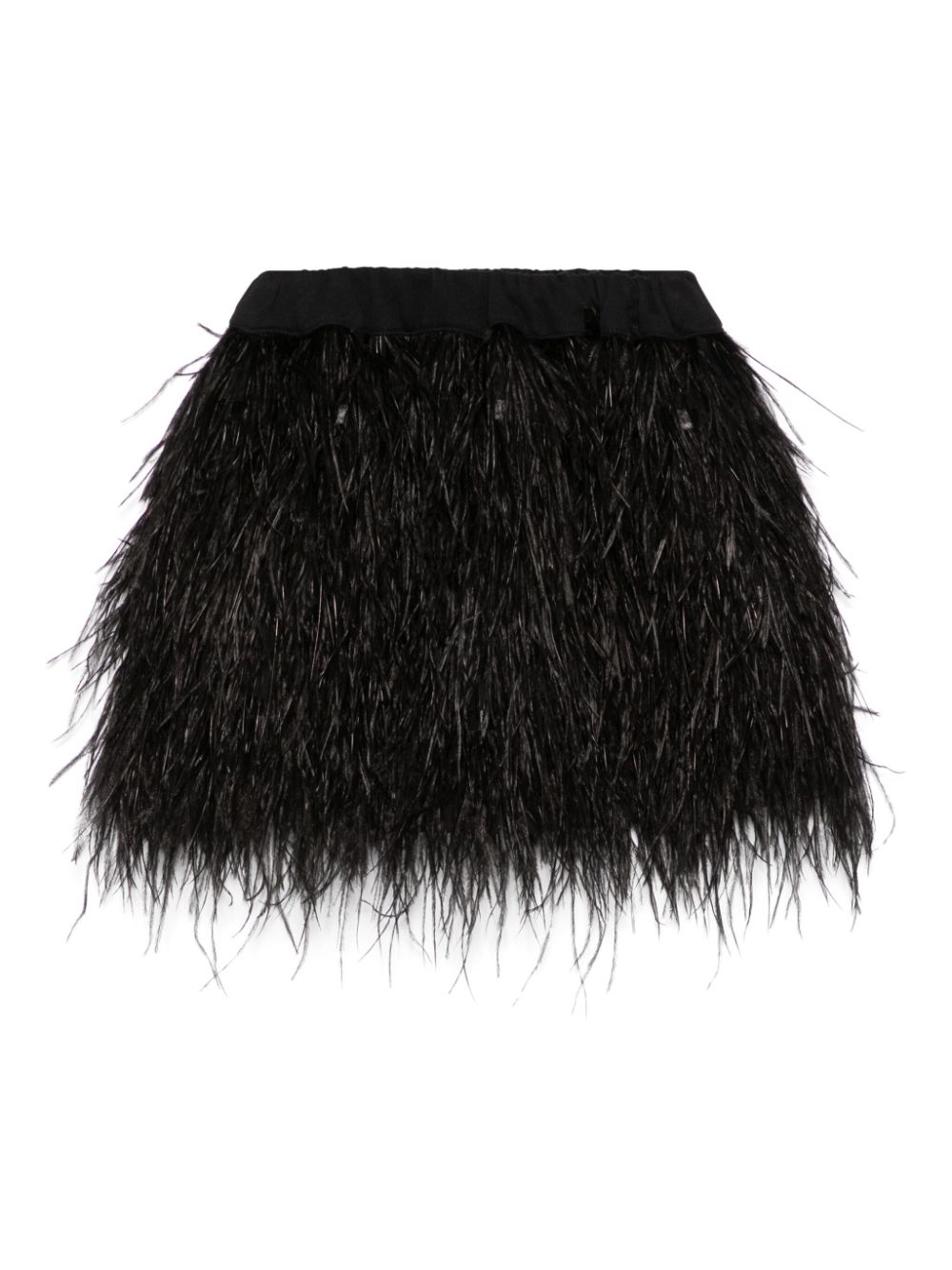 Andorine feather-embellished skirt - Black von Andorine