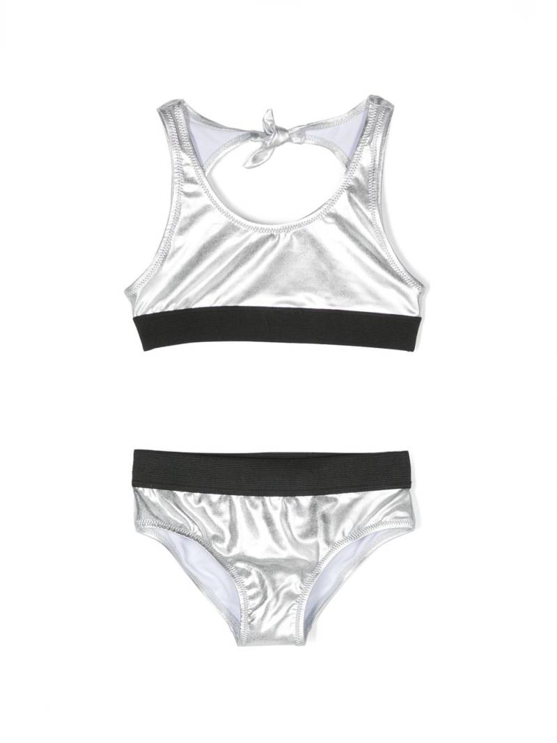 Andorine metallic-finish bikini - Silver von Andorine