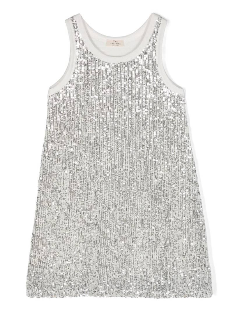 Andorine sequin-embellished dress - Silver von Andorine