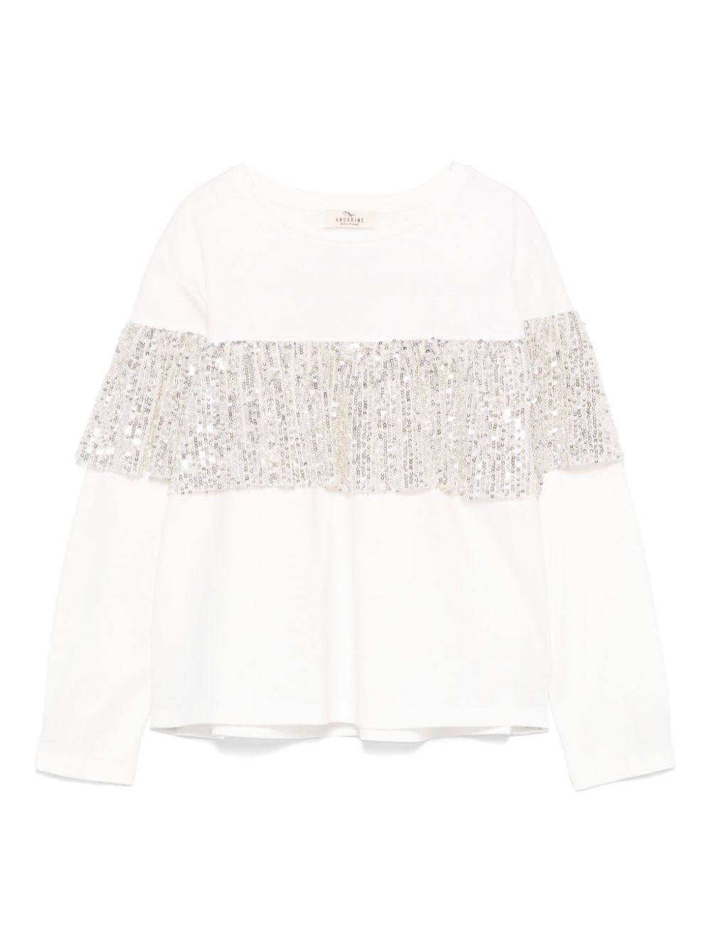 Andorine sequin-embellished top - White von Andorine