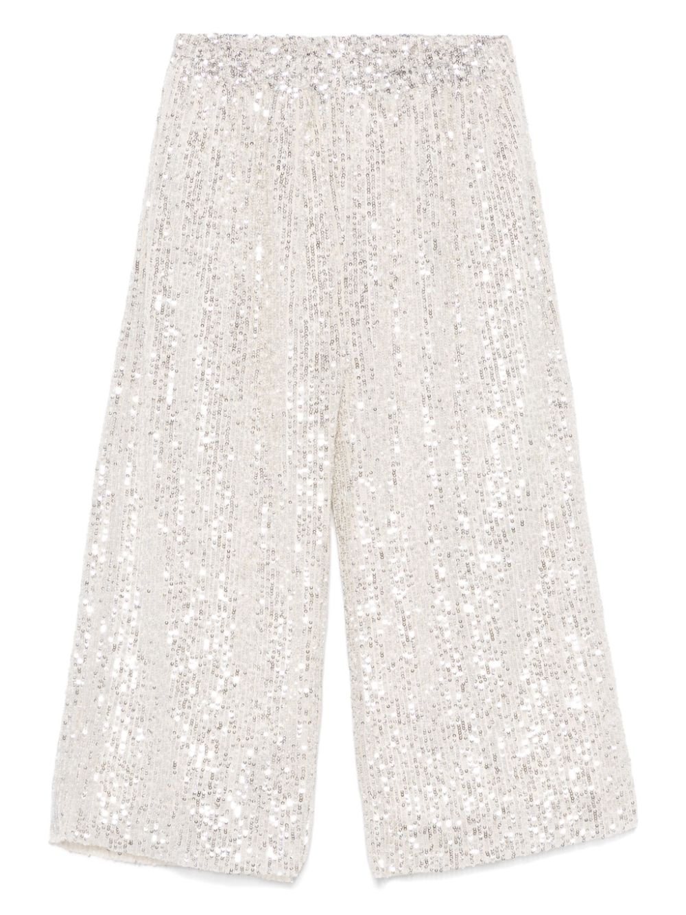 Andorine sequined wide-leg trousers - Neutrals von Andorine