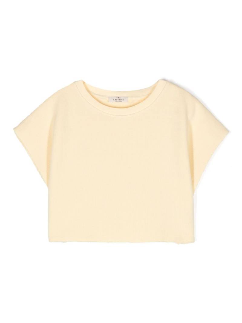 Andorine short-sleeve cotton T-shirt - Yellow von Andorine