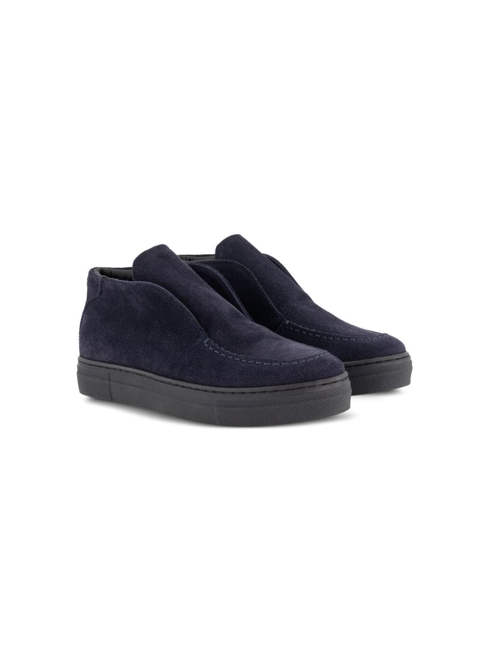 Andrea Montelpare mid-top suede boots - Blue von Andrea Montelpare