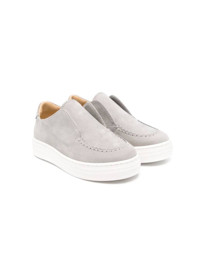 Andrea Montelpare suede loafers - Grey von Andrea Montelpare