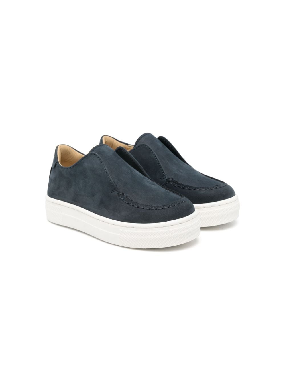 Andrea Montelpare suede loafers - Blue von Andrea Montelpare