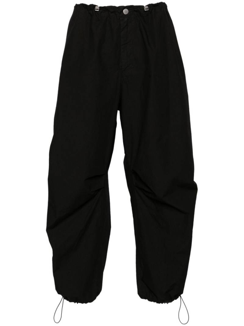 Andrea Ya'aqov drawstring wide-leg trousers - Black von Andrea Ya'aqov