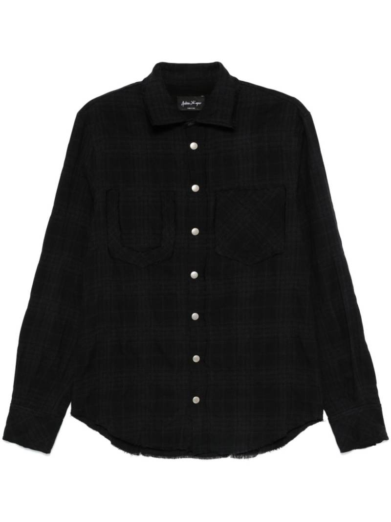 Andrea Ya'aqov plaid-check shirt - Black von Andrea Ya'aqov