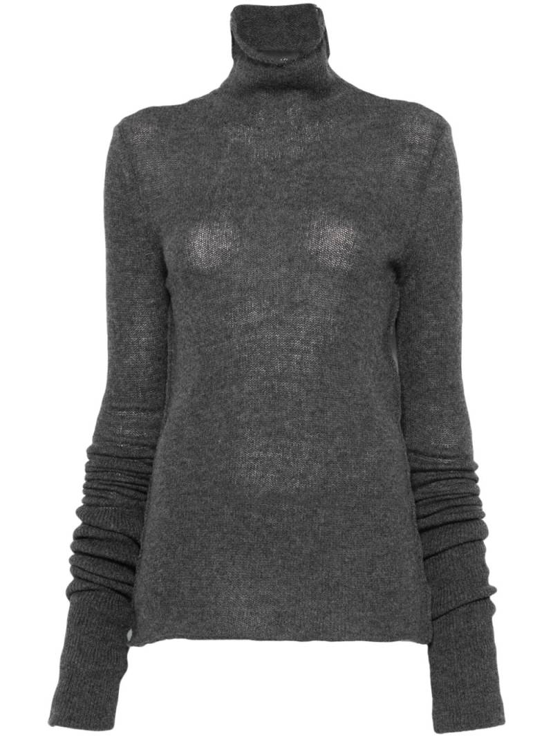 Andrea Ya'aqov roll-neck sweater - Grey von Andrea Ya'aqov