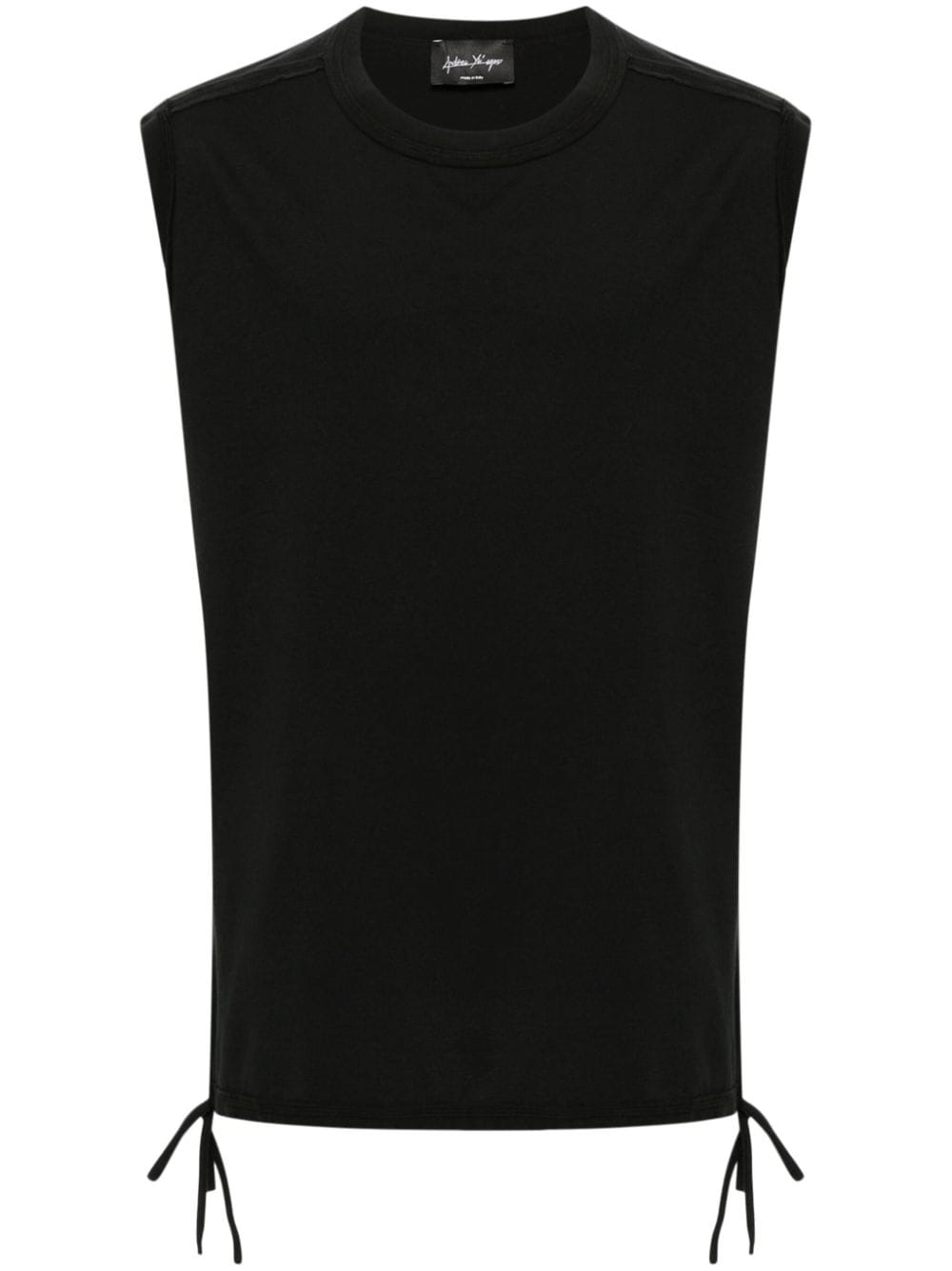 Andrea Ya'aqov strap-detail tank top - Black von Andrea Ya'aqov