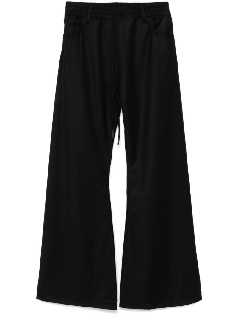 Andrea Ya'aqov virgin wool flared trousers - Black von Andrea Ya'aqov