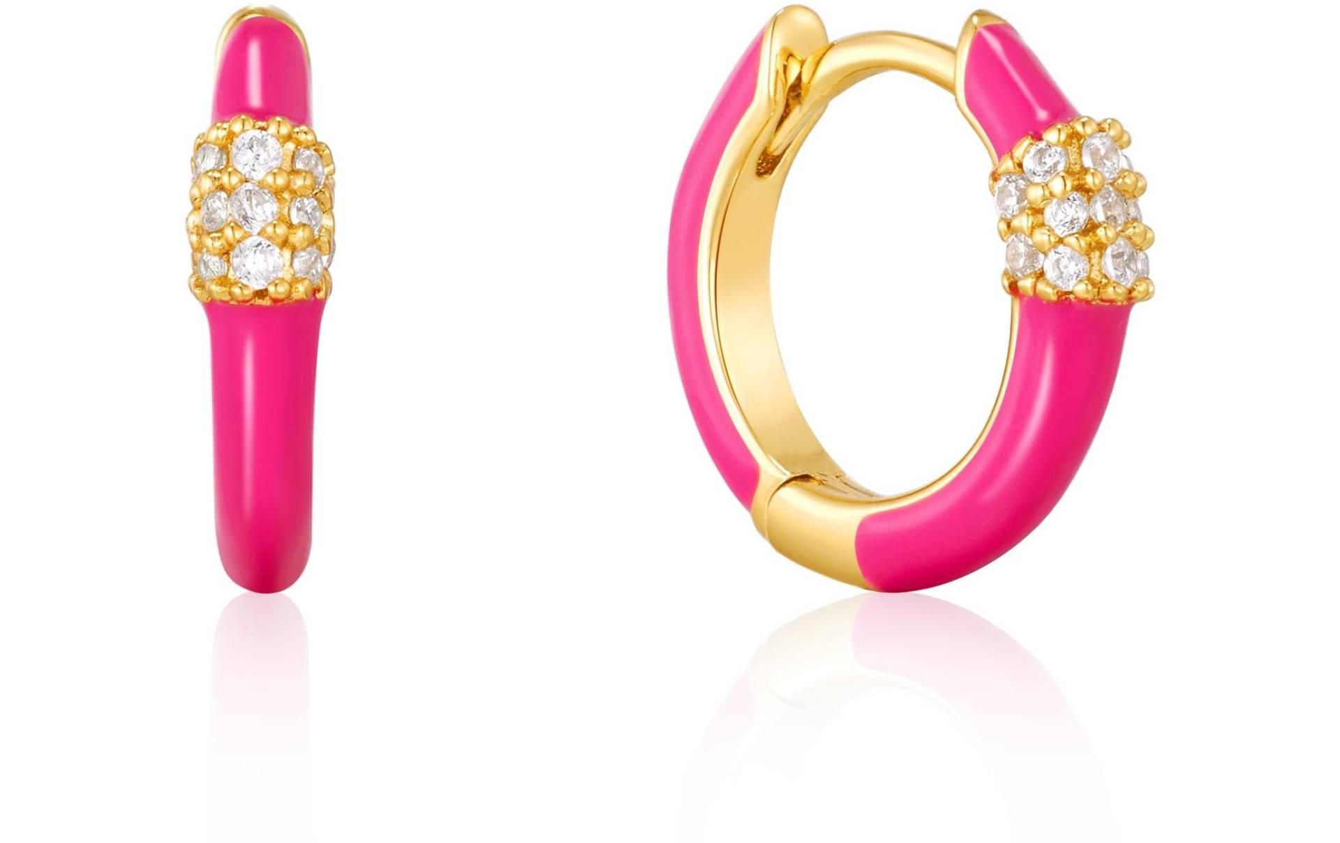 Ania Haie Creolen-Set »Ania Haie Kreole Neon Pink Enamel« Ania Haie Creolen-Set »Ania Haie Kreole Neon Pink Enamel« von Ania Haie
