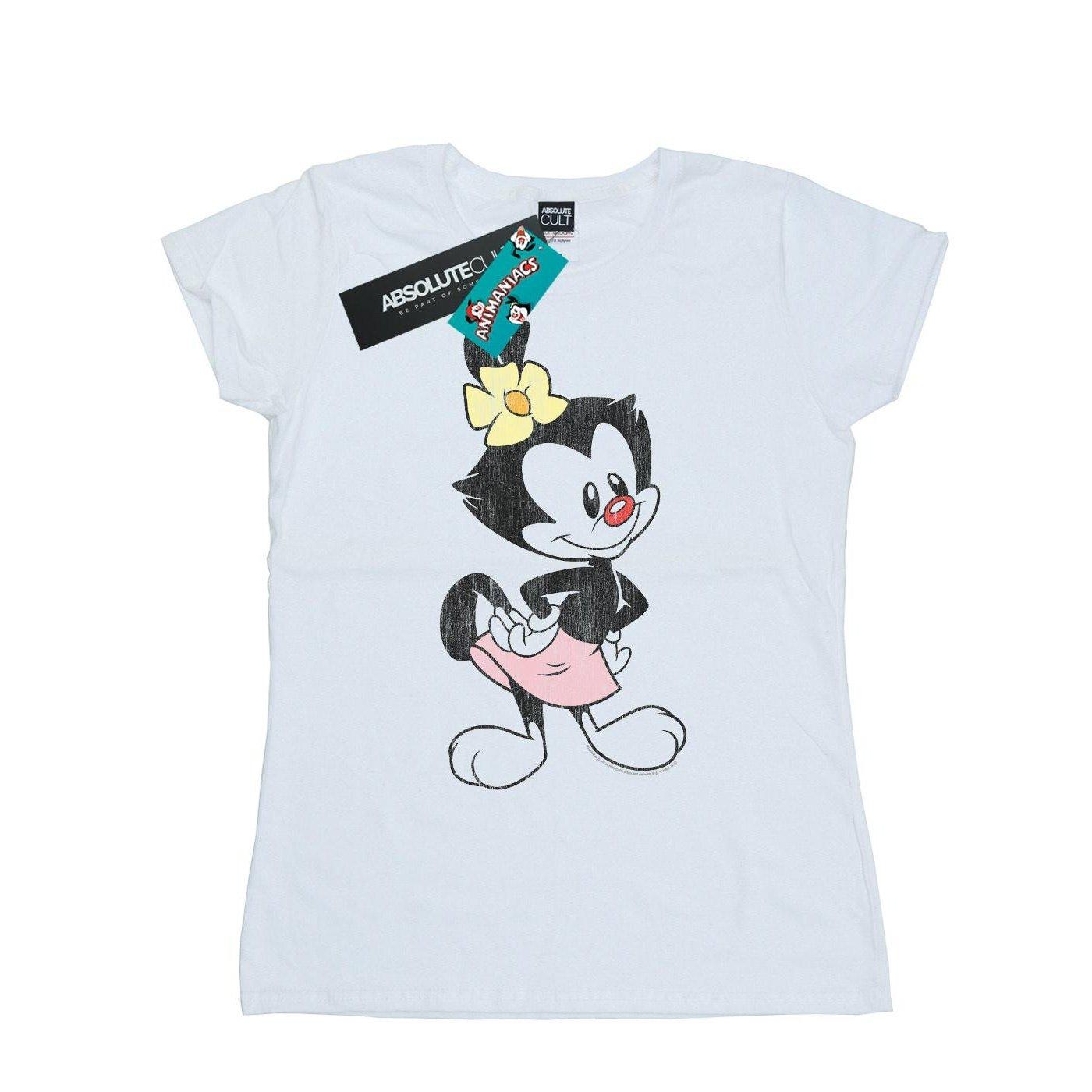 Dot Classic Pose Tshirt Damen Weiss L von Animaniacs