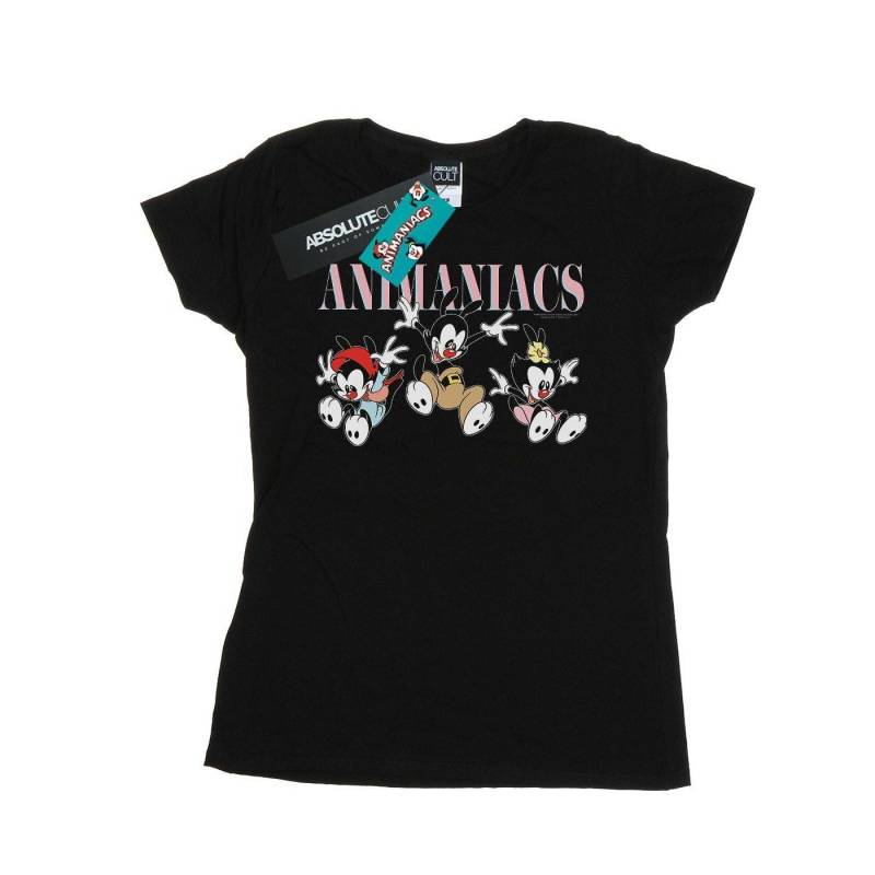 Group Jump Tshirt Damen Schwarz S von Animaniacs