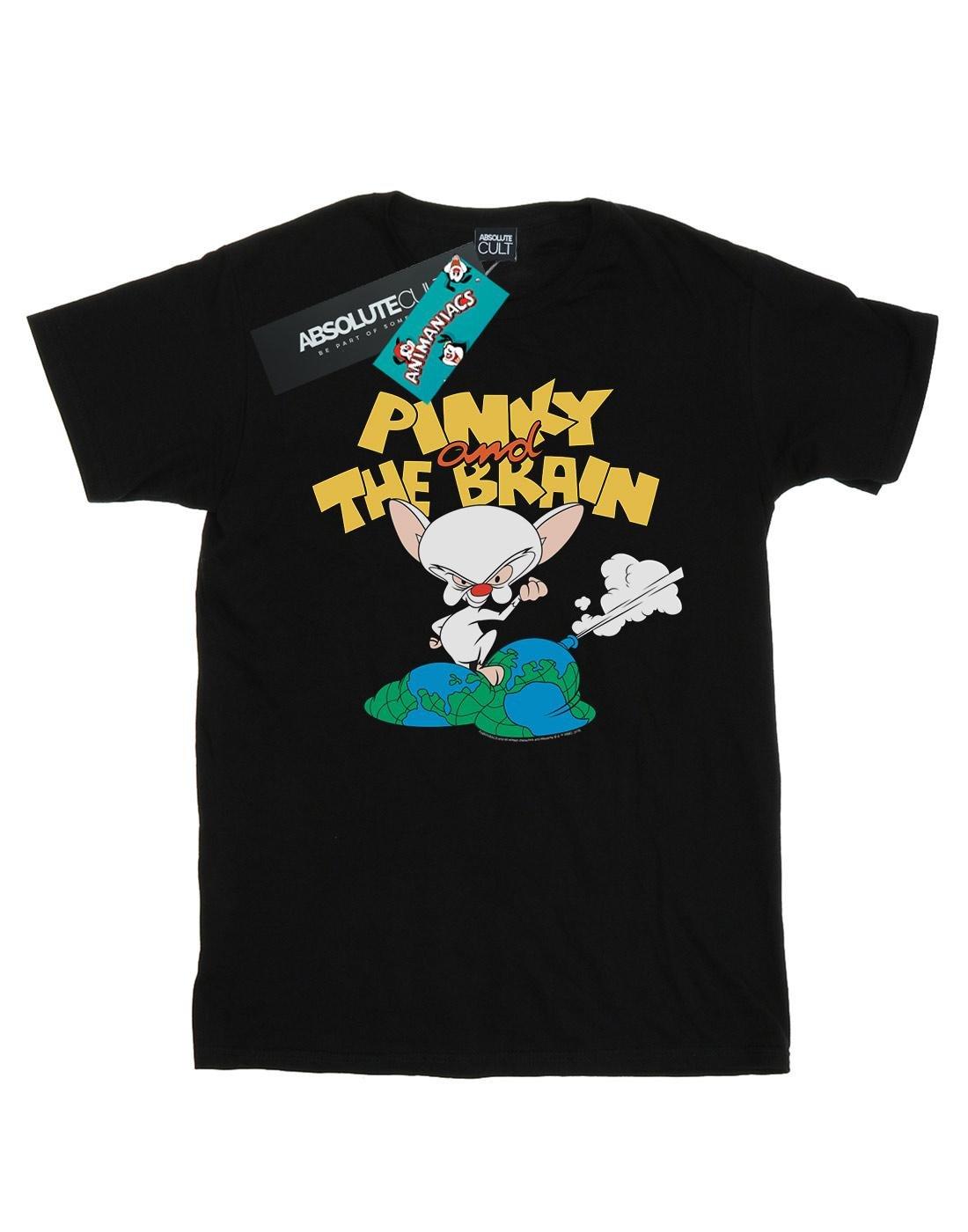 The Brain World Domination Tshirt Herren Schwarz 5XL von Animaniacs