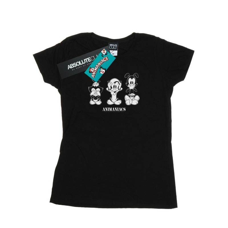 Three Evils Tshirt Damen Schwarz M von Animaniacs