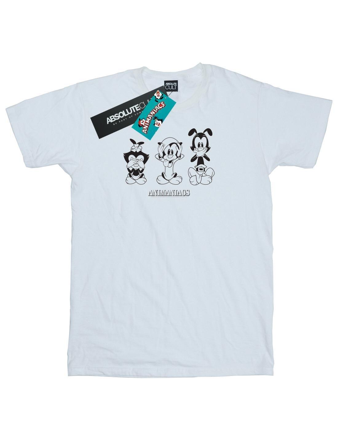 Animaniacs - Three Evils TShirt, für Herren, Weiss, Größe L von Animaniacs