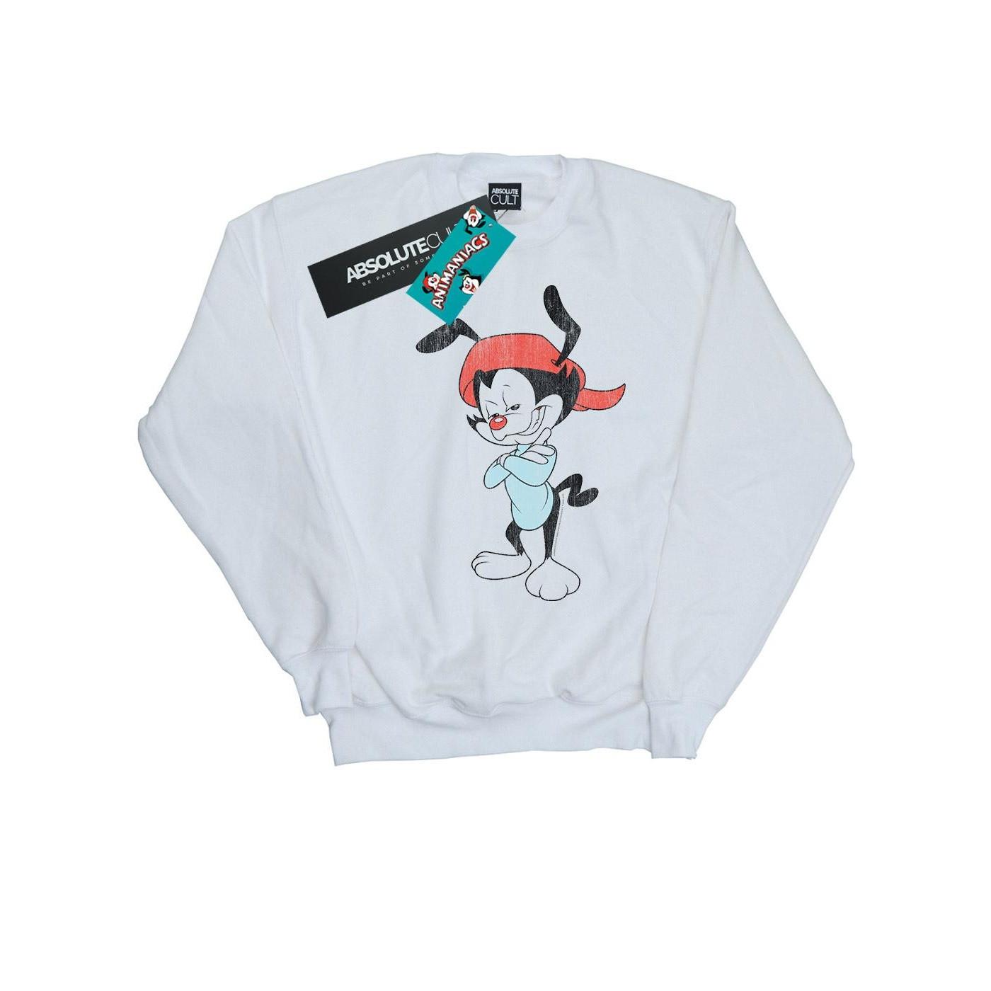 Wakko Classic Pose Sweatshirt Jungen Weiss 152-158 von Animaniacs