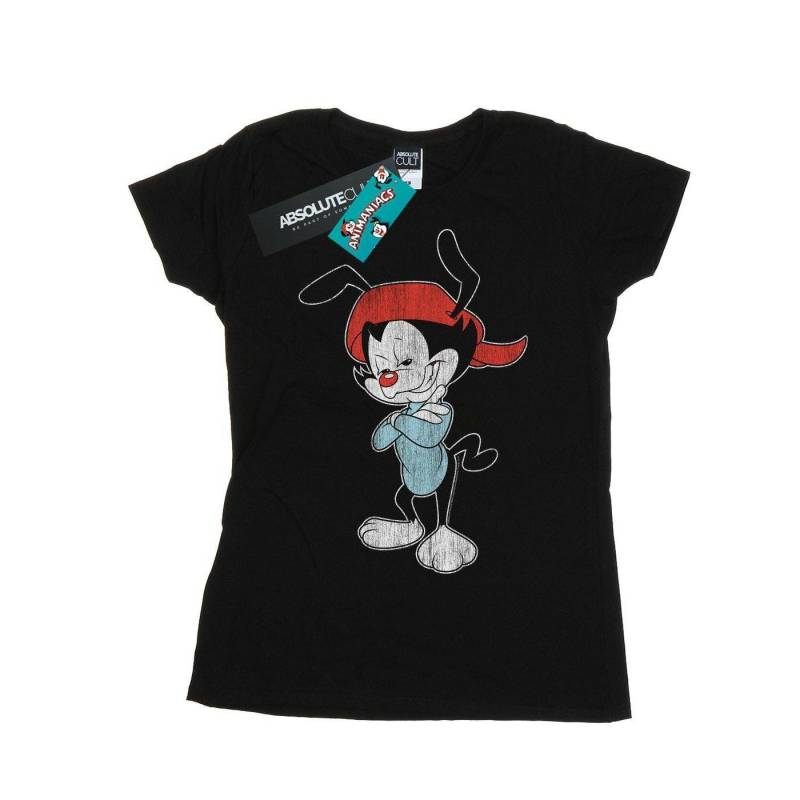 Wakko Classic Pose Tshirt Damen Schwarz L von Animaniacs