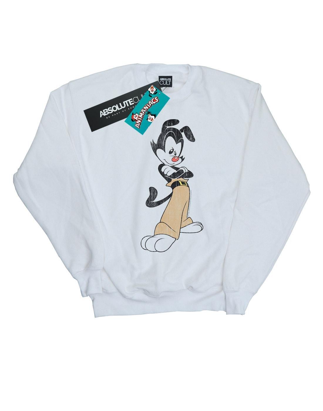 Yakko Classic Pose Sweatshirt Jungen Weiss 140/146 von Animaniacs