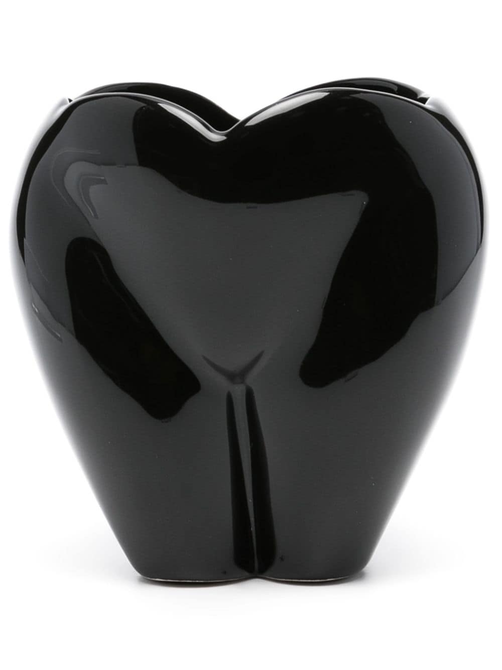 Anissa Kermiche Bottom Of My Heart ceramic vase (12cm) - Black von Anissa Kermiche