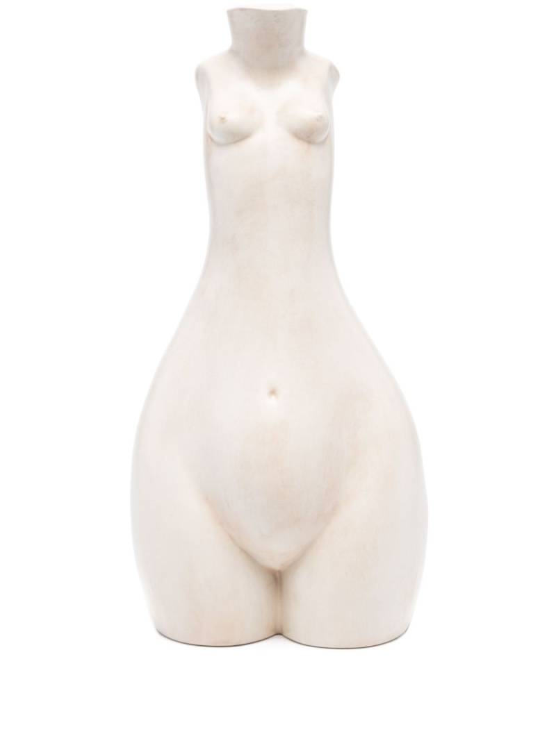 Anissa Kermiche Tit For Tat ceramic candle holder - Neutrals von Anissa Kermiche