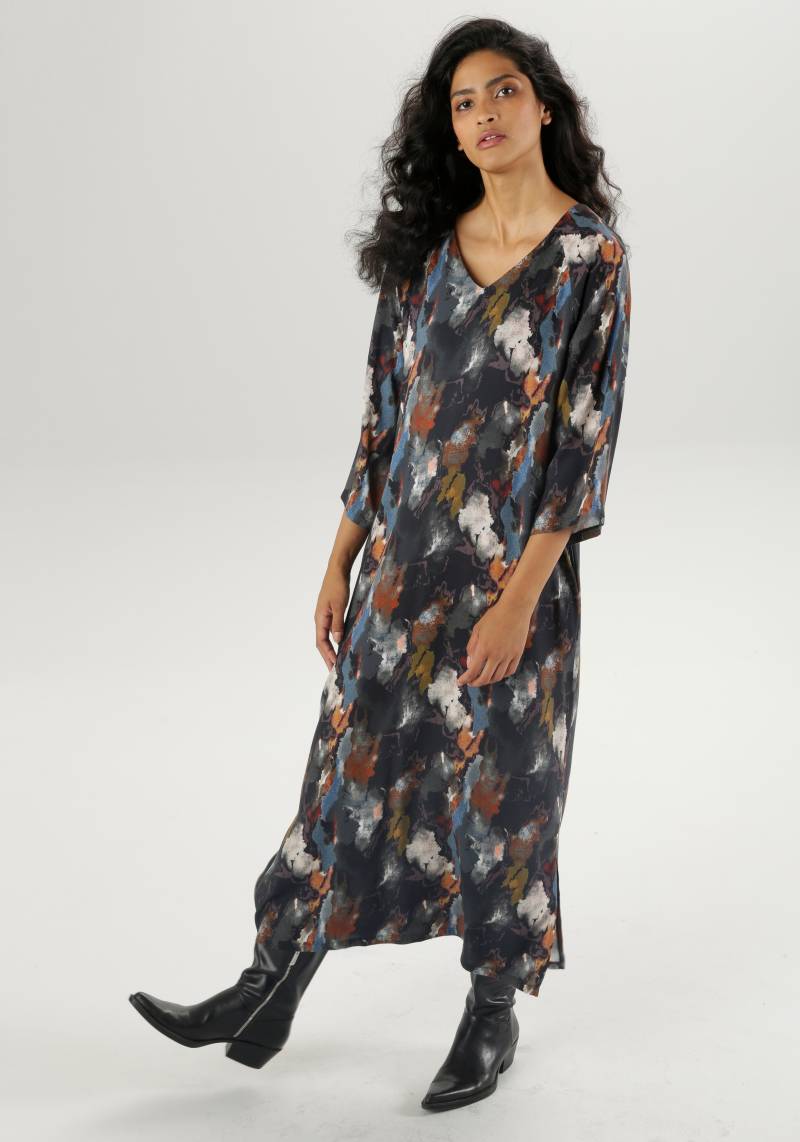 Aniston CASUAL Blusenkleid, mit extravagantem, grafischen Batik-Muster - NEUE KOLLEKTION von Aniston CASUAL